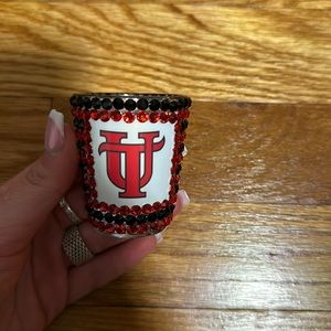 Custom University of Tampa shot glass